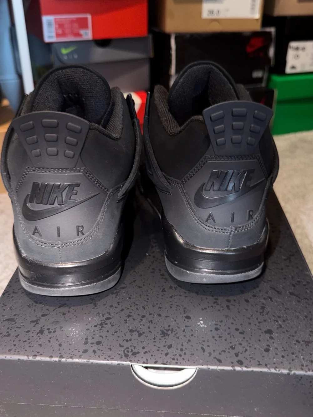 Jordan Men's All-Black Retro 4s